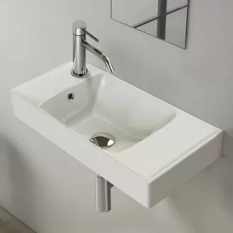 CeraStyle SHARP - BAL CSAPLYUKAS - porcelán mosdókagyló - 60 x 30 cm - WaterMarkt.hu