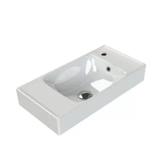 CeraStyle SHARP - JOBB CSAPLYUKAS - porcelán mosdókagyló - 60 x 30 cm - WaterMarkt.hu