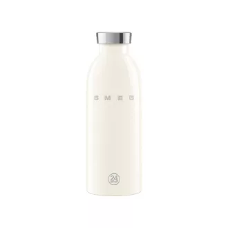   SMEG x 24Bottles® CLIMA Bottle 500 ml-es dupla falú rozsdamentes acél termosz, bézs