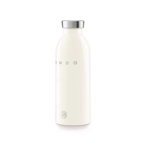 SMEG x 24Bottles® CLIMA Bottle 500 ml-es dupla falú rozsdamentes acél termosz, bézs