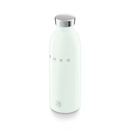 SMEG x 24Bottles® CLIMA Bottle 500 ml-es dupla falú rozsdamentes acél termosz, világoszöld