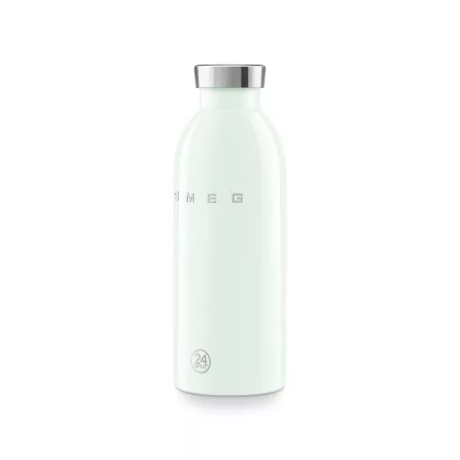 SMEG x 24Bottles® CLIMA Bottle 500 ml-es dupla falú rozsdamentes acél termosz, világoszöld