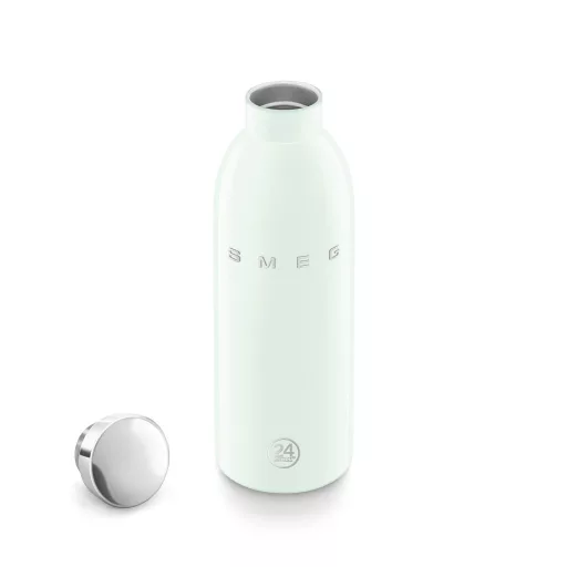 SMEG x 24Bottles® CLIMA Bottle 500 ml-es dupla falú rozsdamentes acél termosz, világoszöld