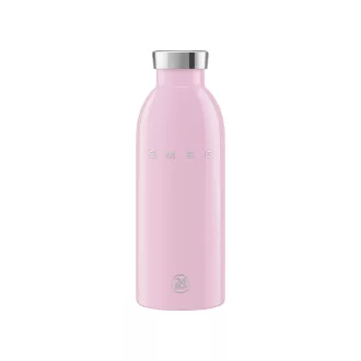   SMEG x 24Bottles® CLIMA Bottle 500 ml-es dupla falú rozsdamentes acél termosz, rózsaszín