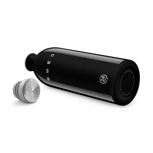 SMEG x 24Bottles® URBAN Bottle 1 literes rozsdamentes acél kulacs, fekete
