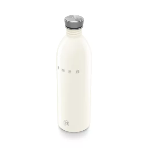 SMEG x 24Bottles® URBAN Bottle 1 literes rozsdamentes acél kulacs, bézs