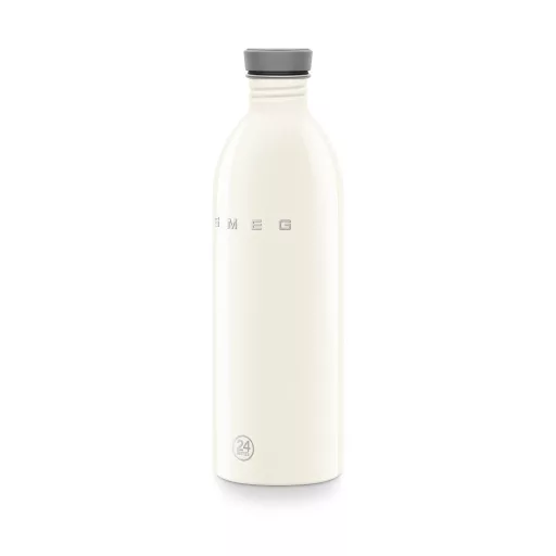 SMEG x 24Bottles® URBAN Bottle 1 literes rozsdamentes acél kulacs, bézs
