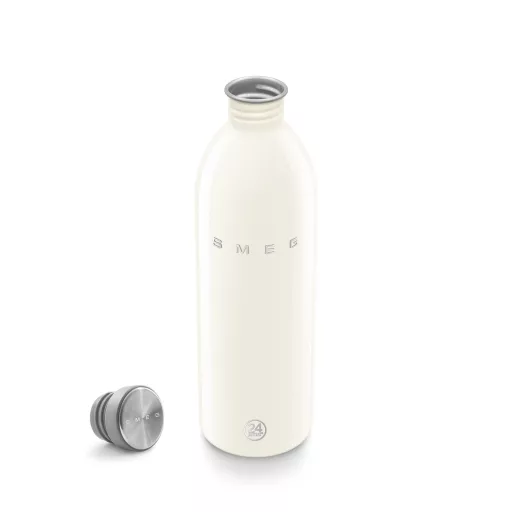 SMEG x 24Bottles® URBAN Bottle 1 literes rozsdamentes acél kulacs, bézs