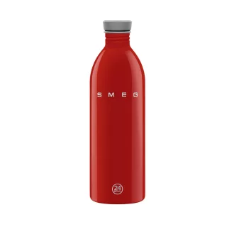   SMEG x 24Bottles® URBAN Bottle 1 literes rozsdamentes acél kulacs, piros