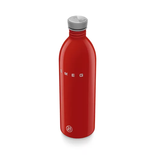 SMEG x 24Bottles® URBAN Bottle 1 literes rozsdamentes acél kulacs, piros