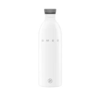  SMEG x 24Bottles® URBAN Bottle 1 literes rozsdamentes acél kulacs, fehér
