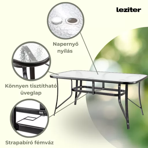 Nadin 4+1 kerti bútor garnitúra szett - WaterMarkt.hu