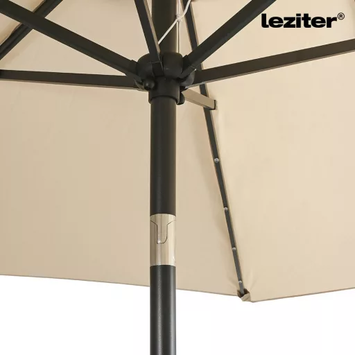 Solari kerti napernyő led lámpával bézs 300 cm - WaterMarkt.hu