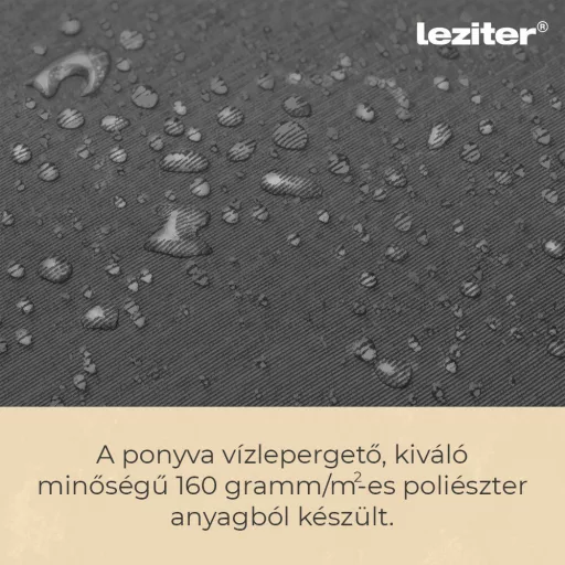 Solari kerti napernyő led lámpával szürke 300 cm - WaterMarkt.hu
