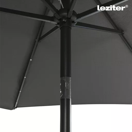 Solari kerti napernyő led lámpával szürke 300 cm - WaterMarkt.hu
