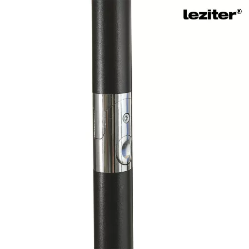 Solari kerti napernyő led lámpával szürke 300 cm - WaterMarkt.hu