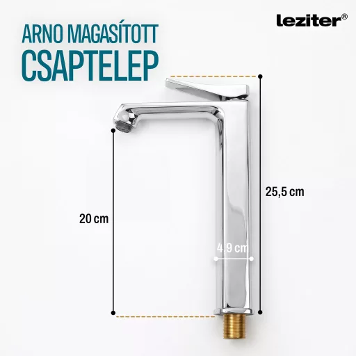 Arno magasított mosdó csaptelep
